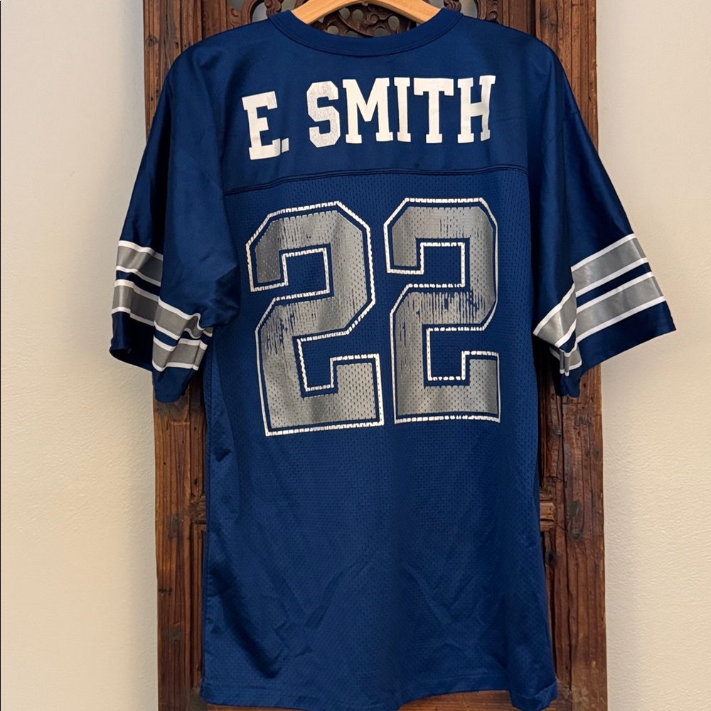 Vintage Logo Athletics Cowboys Emmitt Smith Jersey